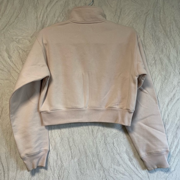 TNA Perfect 1/4 Zip Sweatshirt in Light Pink - Picture 6 of 7